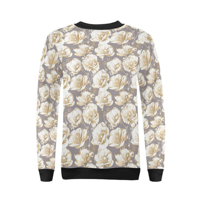 Anemone Pattern Print Design AM05 Women Long Sleeve Sweatshirt-JorJune
