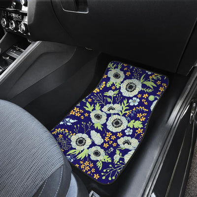 Anemone Pattern Print Design AM06 Car Floor Mats-JorJune