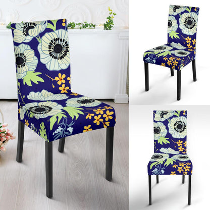 Anemone Pattern Print Design AM06 Dining Chair Slipcover-JORJUNE.COM