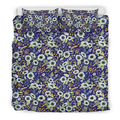 Anemone Pattern Print Design AM06 Duvet Cover Bedding Set-JORJUNE.COM