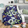 Anemone Pattern Print Design AM06 Fleece Blankete