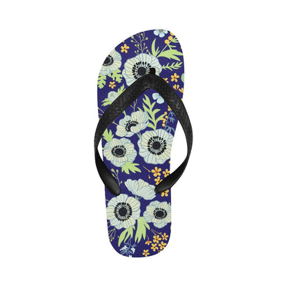 Anemone Pattern Print Design AM06 Flip Flops-JorJune