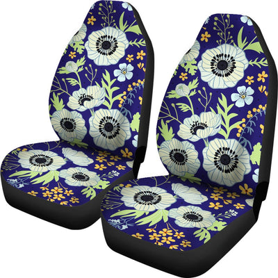 Anemone Pattern Print Design AM06 Universal Fit Car Seat Covers