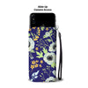 Anemone Pattern Print Design AM06 Wallet Phone Case