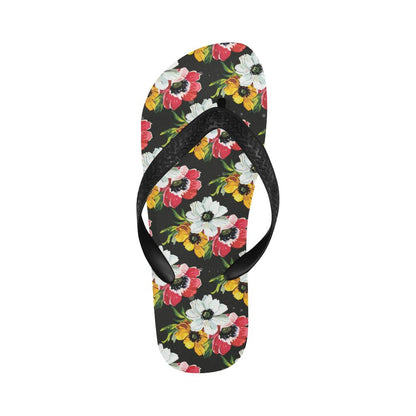Anemone Pattern Print Design AM07 Flip Flops-JorJune