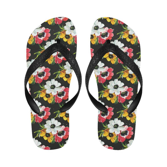 Anemone Pattern Print Design AM07 Flip Flops-JorJune
