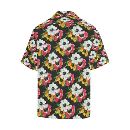 Anemone Pattern Print Design AM07 Men Hawaiian Shirt-JorJune