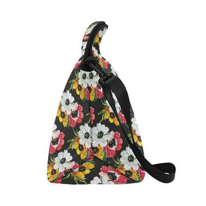 Anemone Pattern Print Design AM07 Neoprene Lunch Bag-JorJune