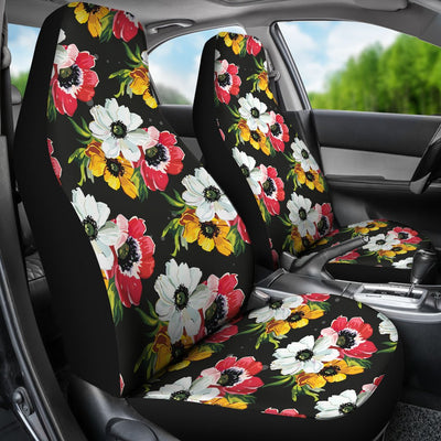 Anemone Pattern Print Design AM07 Universal Fit Car Seat Covers