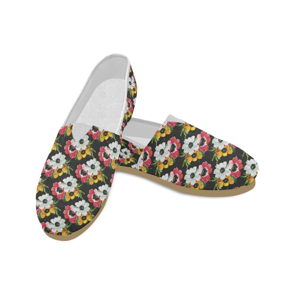 Anemone Pattern Print Design AM07 Women Casual Shoes-JorJune.com