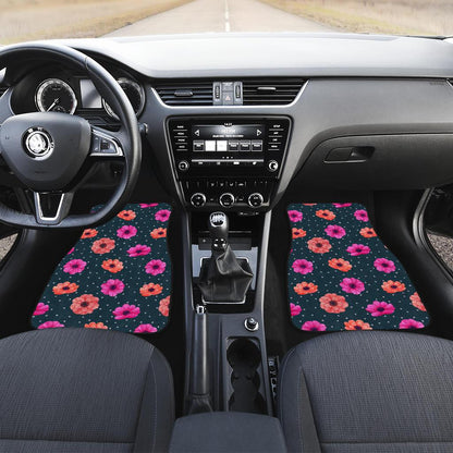 Anemone Pattern Print Design AM08 Car Floor Mats-JorJune