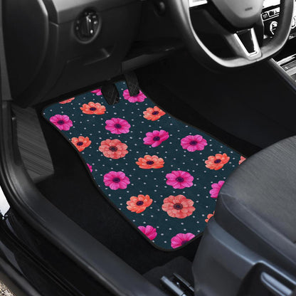 Anemone Pattern Print Design AM08 Car Floor Mats-JorJune