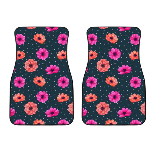 Anemone Pattern Print Design AM08 Car Floor Mats-JorJune