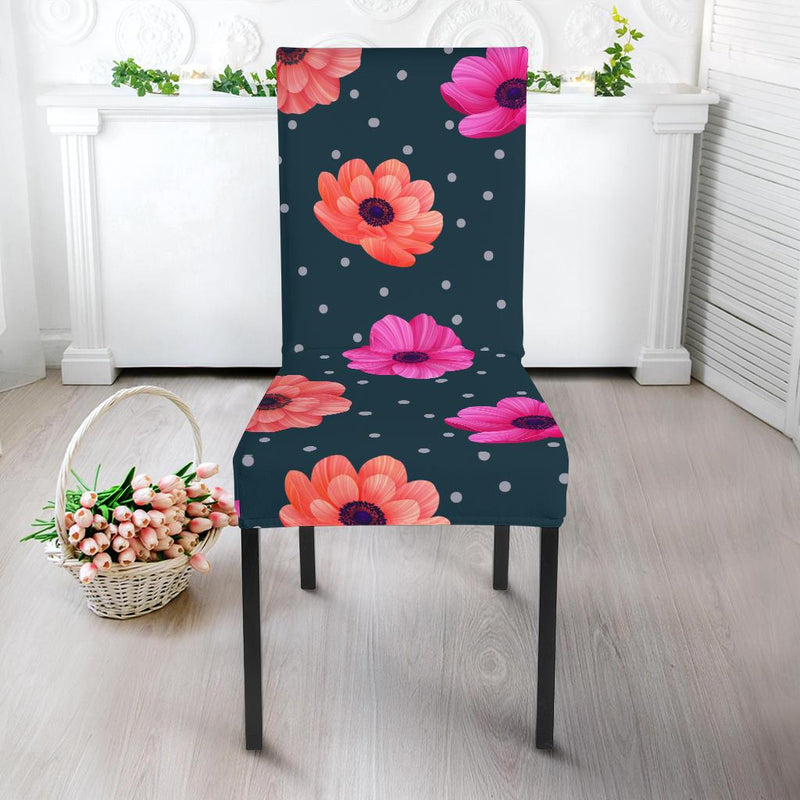 Anemone Pattern Print Design AM08 Dining Chair Slipcover-JORJUNE.COM