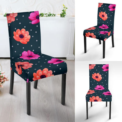 Anemone Pattern Print Design AM08 Dining Chair Slipcover-JORJUNE.COM