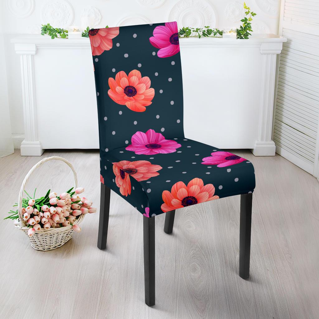 Anemone Pattern Print Design AM08 Dining Chair Slipcover-JORJUNE.COM