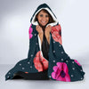 Anemone Pattern Print Design AM08 Hooded Blanket-JORJUNE.COM