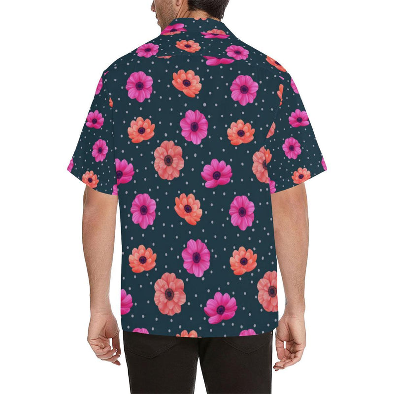 Anemone Pattern Print Design AM08 Men Hawaiian Shirt-JorJune
