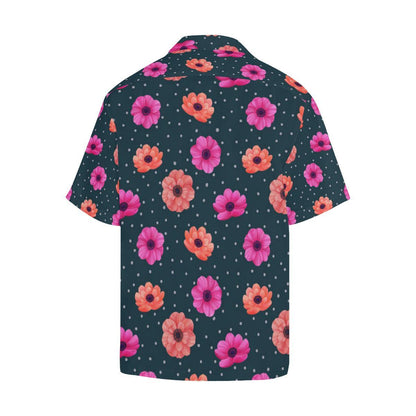 Anemone Pattern Print Design AM08 Men Hawaiian Shirt-JorJune