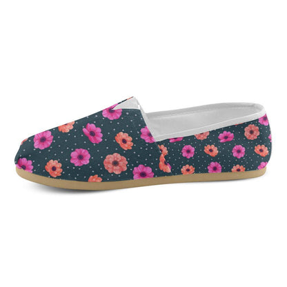 Anemone Pattern Print Design AM08 Women Casual Shoes-JorJune.com