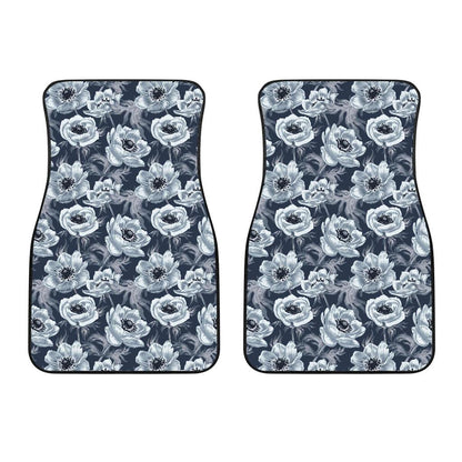 Anemone Pattern Print Design AM09 Car Floor Mats-JorJune