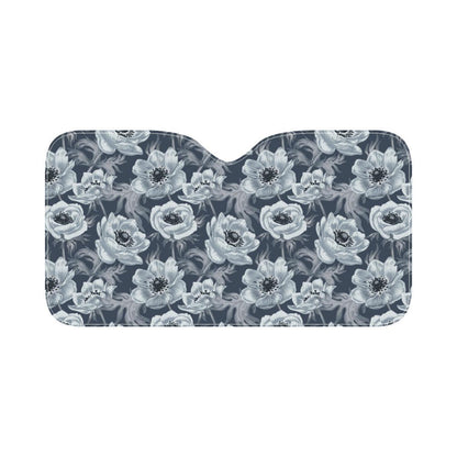 Anemone Pattern Print Design AM09 Car Sun Shade-JorJune