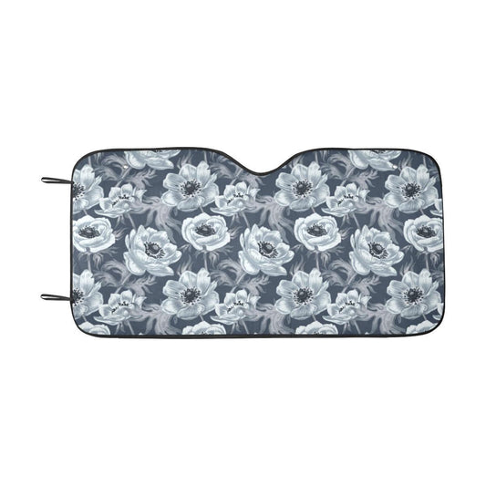 Anemone Pattern Print Design AM09 Car Sun Shade-JorJune