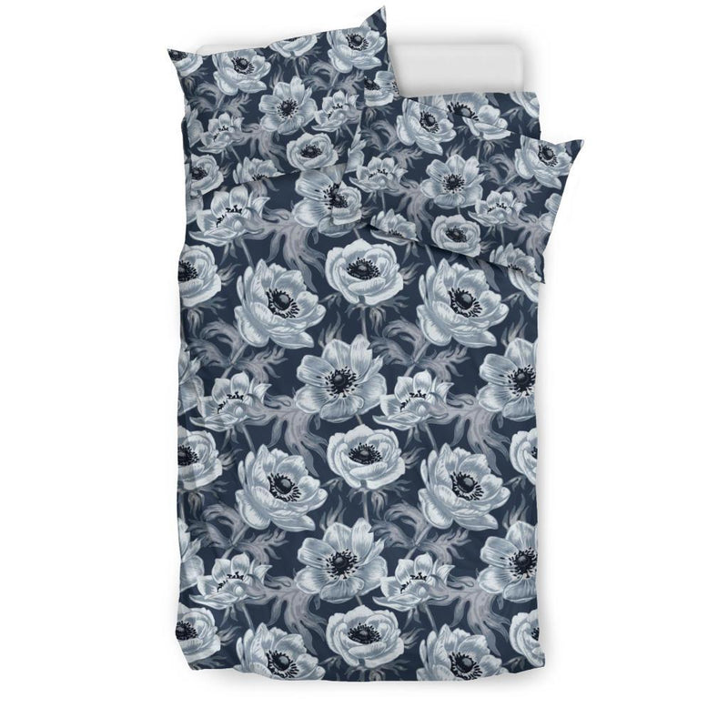 Anemone Pattern Print Design AM09 Duvet Cover Bedding Set-JORJUNE.COM
