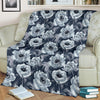 Anemone Pattern Print Design AM09 Fleece Blankete