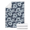 Anemone Pattern Print Design AM09 Fleece Blankete