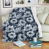 Anemone Pattern Print Design AM09 Fleece Blankete