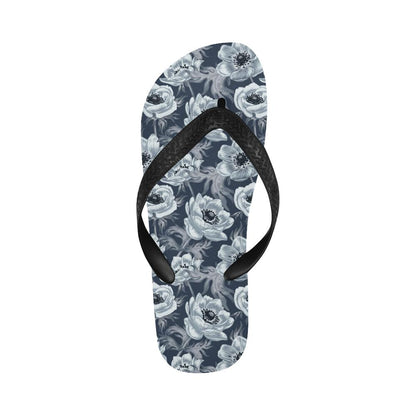 Anemone Pattern Print Design AM09 Flip Flops-JorJune