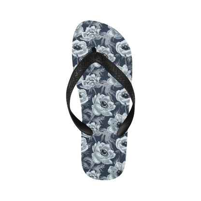 Anemone Pattern Print Design AM09 Flip Flops-JorJune