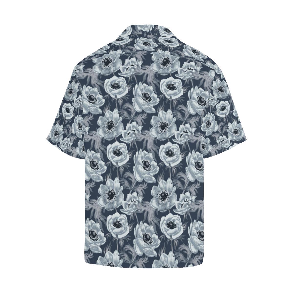 Anemone Pattern Print Design AM09 Men Hawaiian Shirt-JorJune