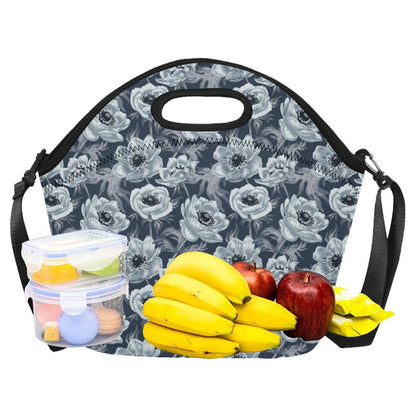 Anemone Pattern Print Design AM09 Neoprene Lunch Bag-JorJune