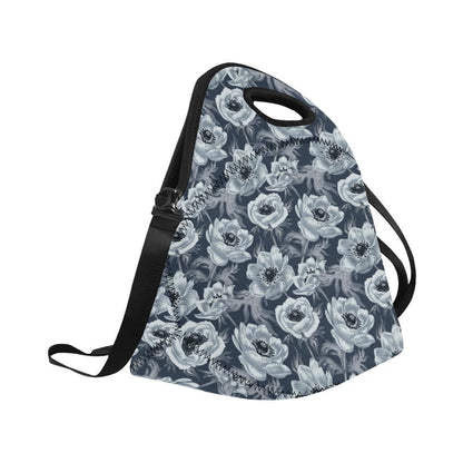 Anemone Pattern Print Design AM09 Neoprene Lunch Bag-JorJune
