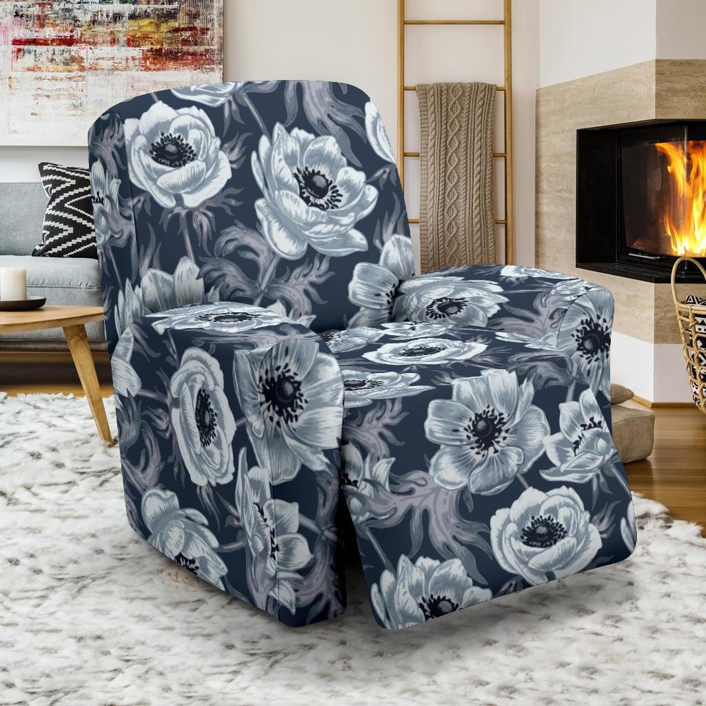 Anemone Pattern Print Design AM09 Recliner Slipcover-JORJUNE.COM