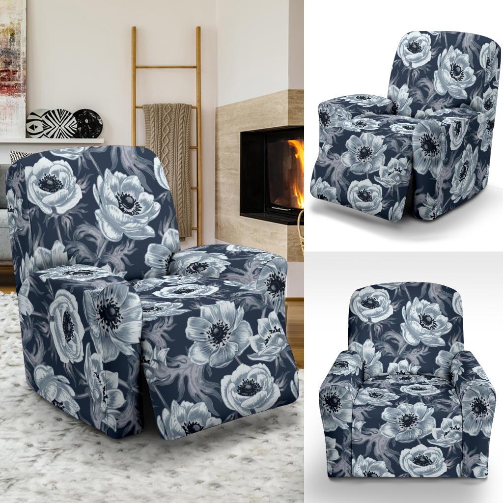 Anemone Pattern Print Design AM09 Recliner Slipcover-JORJUNE.COM