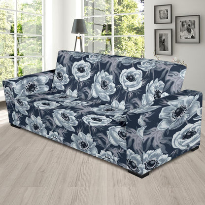 Anemone Pattern Print Design AM09 Sofa Slipcover-JORJUNE.COM
