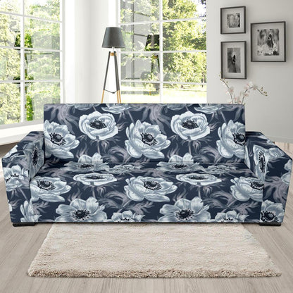 Anemone Pattern Print Design AM09 Sofa Slipcover-JORJUNE.COM