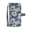 Anemone Pattern Print Design AM09 Wallet Phone Case