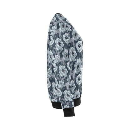 Anemone Pattern Print Design AM09 Women Long Sleeve Sweatshirt-JorJune