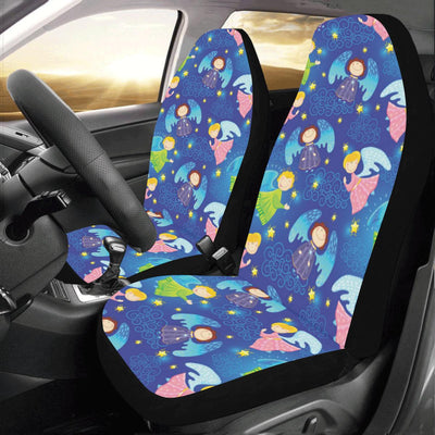 Angel Little Pattern Print Design 02 Car Seat Covers (Set of 2)-JORJUNE.COM