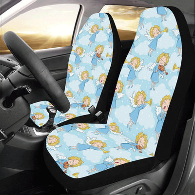 Angel Musician Pattern Print Design 09 Car Seat Covers (Set of 2)-JORJUNE.COM