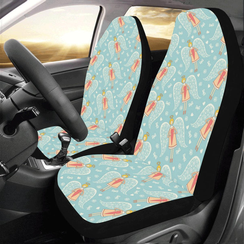 Angel Pattern Print Design 01 Car Seat Covers (Set of 2)-JORJUNE.COM