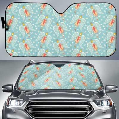 Angel Pattern Print Design 01 Car Sun Shade-JORJUNE.COM