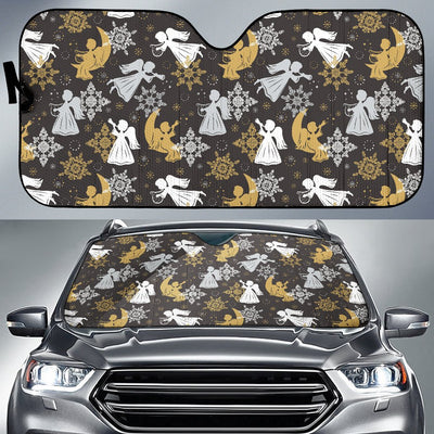 Angel Pattern Print Design 04 Car Sun Shade-JORJUNE.COM