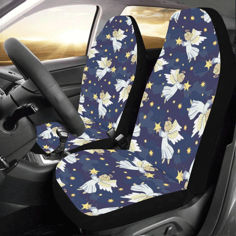 Angel Pattern Print Design 06 Car Seat Covers (Set of 2)-JORJUNE.COM