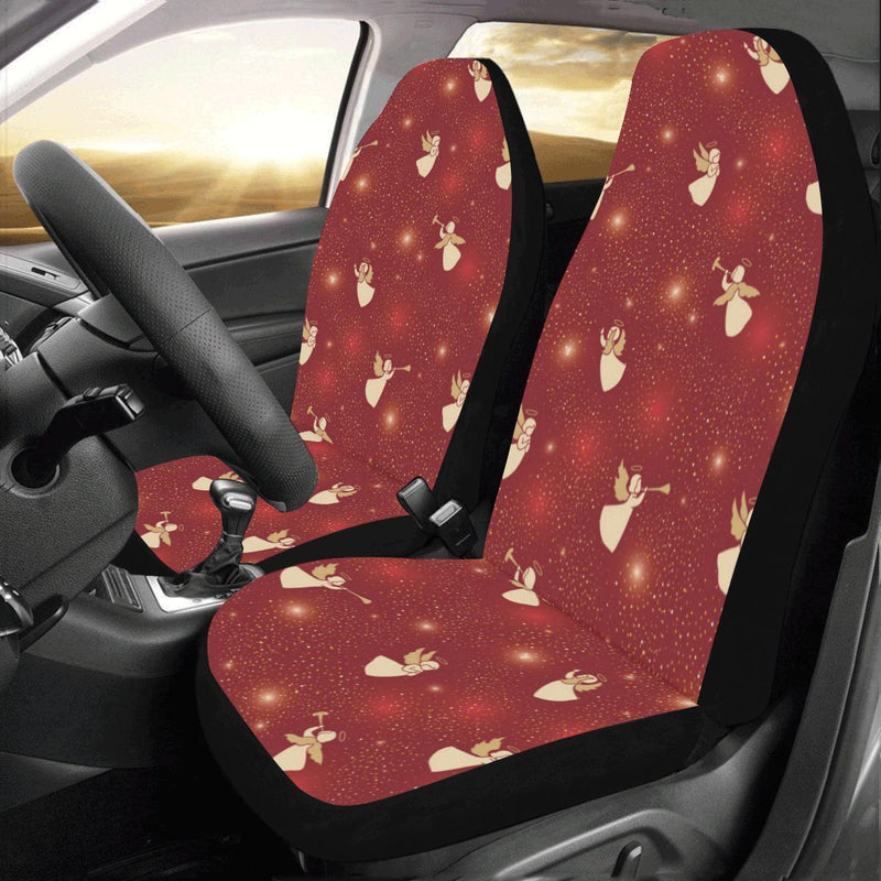 Angel Pattern Print Design 07 Car Seat Covers (Set of 2)-JORJUNE.COM