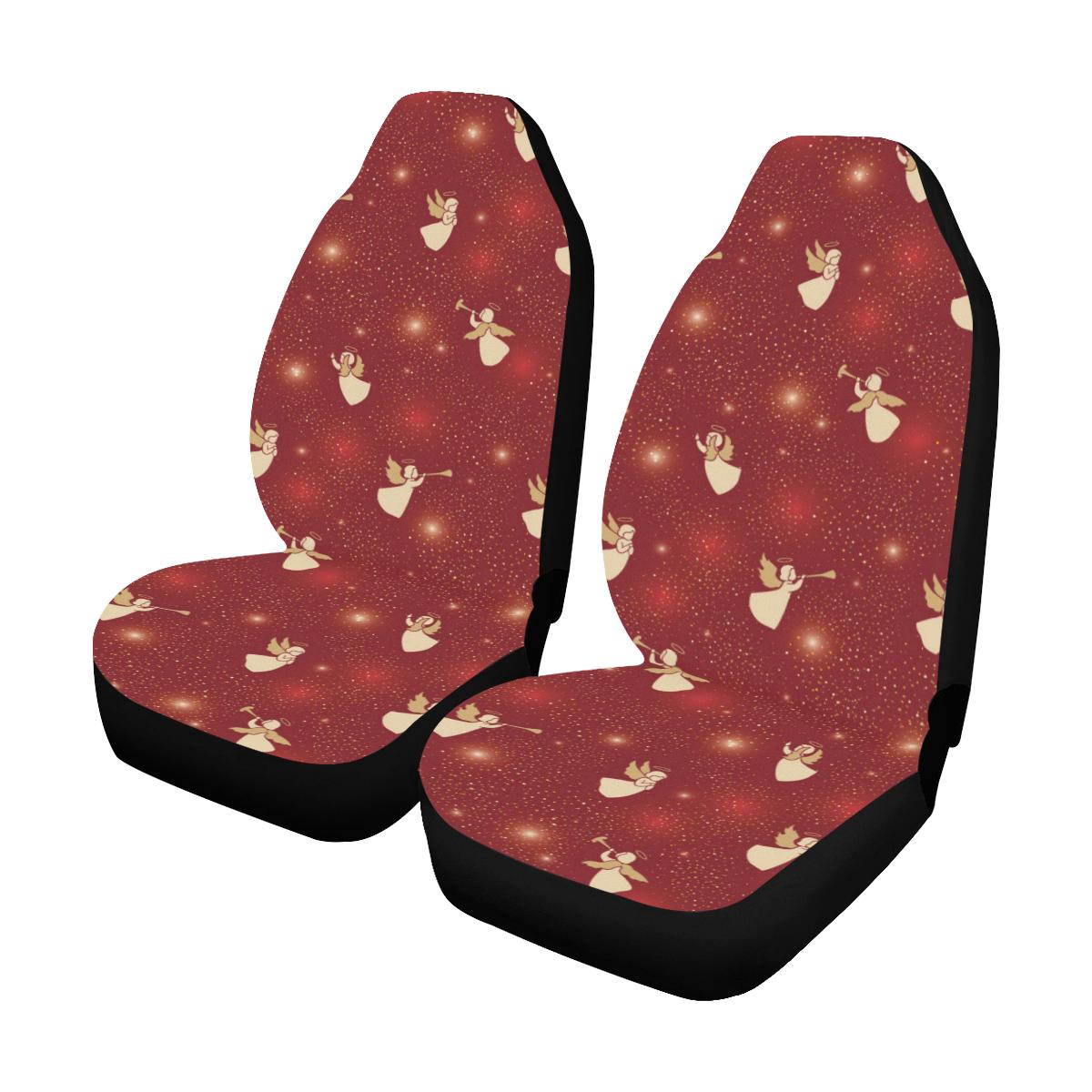 Angel Pattern Print Design 07 Car Seat Covers (Set of 2)-JORJUNE.COM